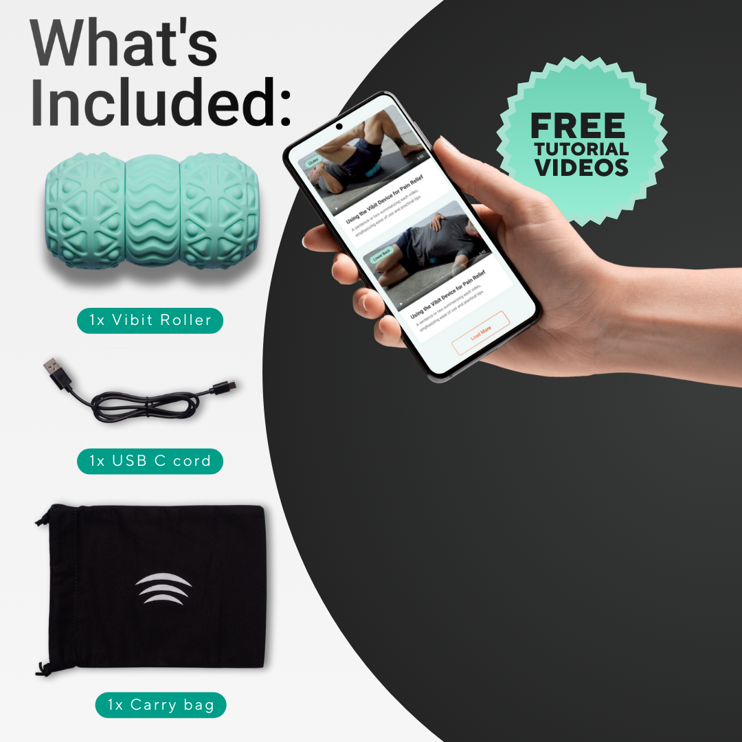 Vibit ROLL - Portable Vibrating Massage Roller