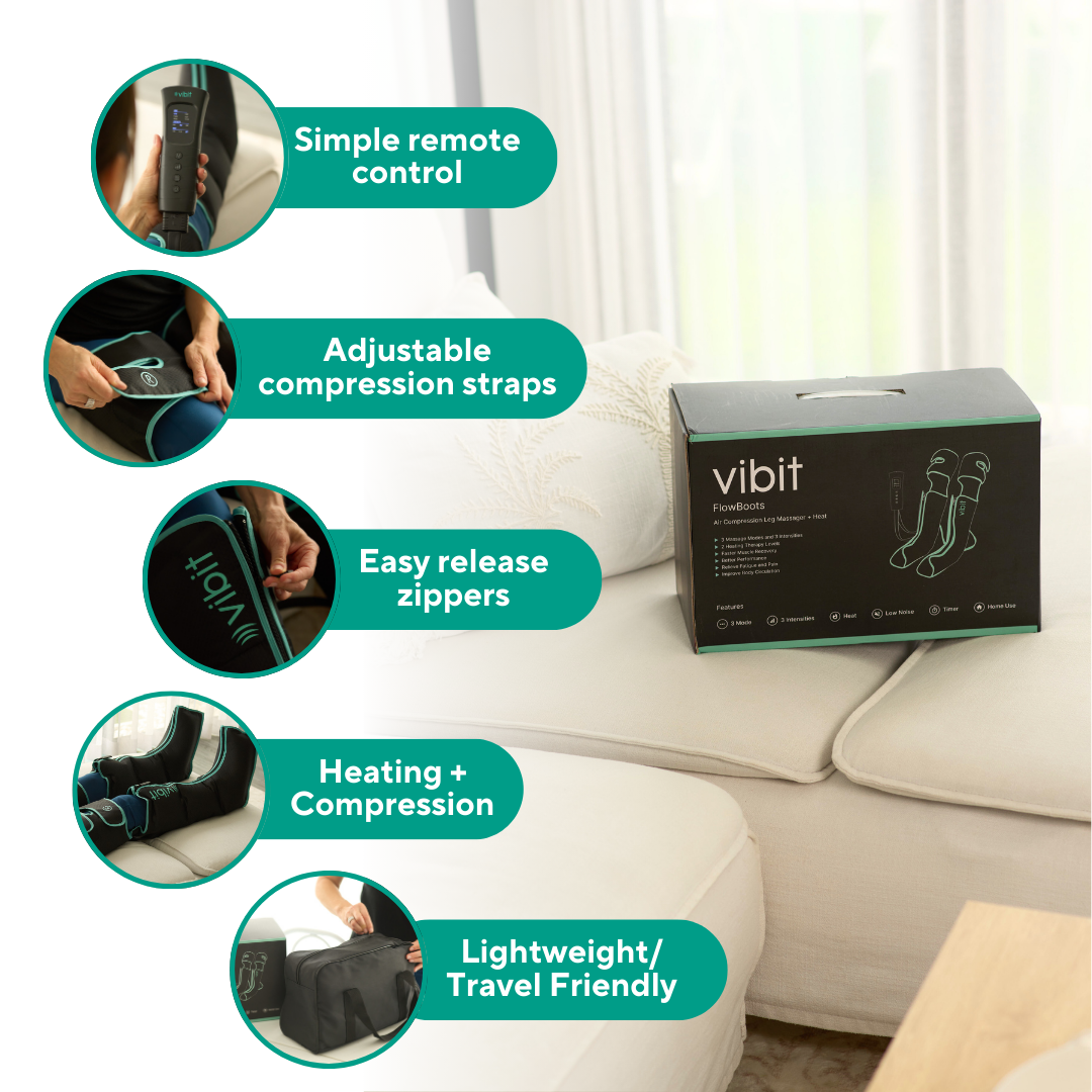 Vibit FlowBoots - Wireless Compression Boots