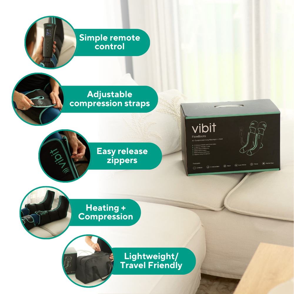 Vibit FlowBoots - Wireless Compression Boots